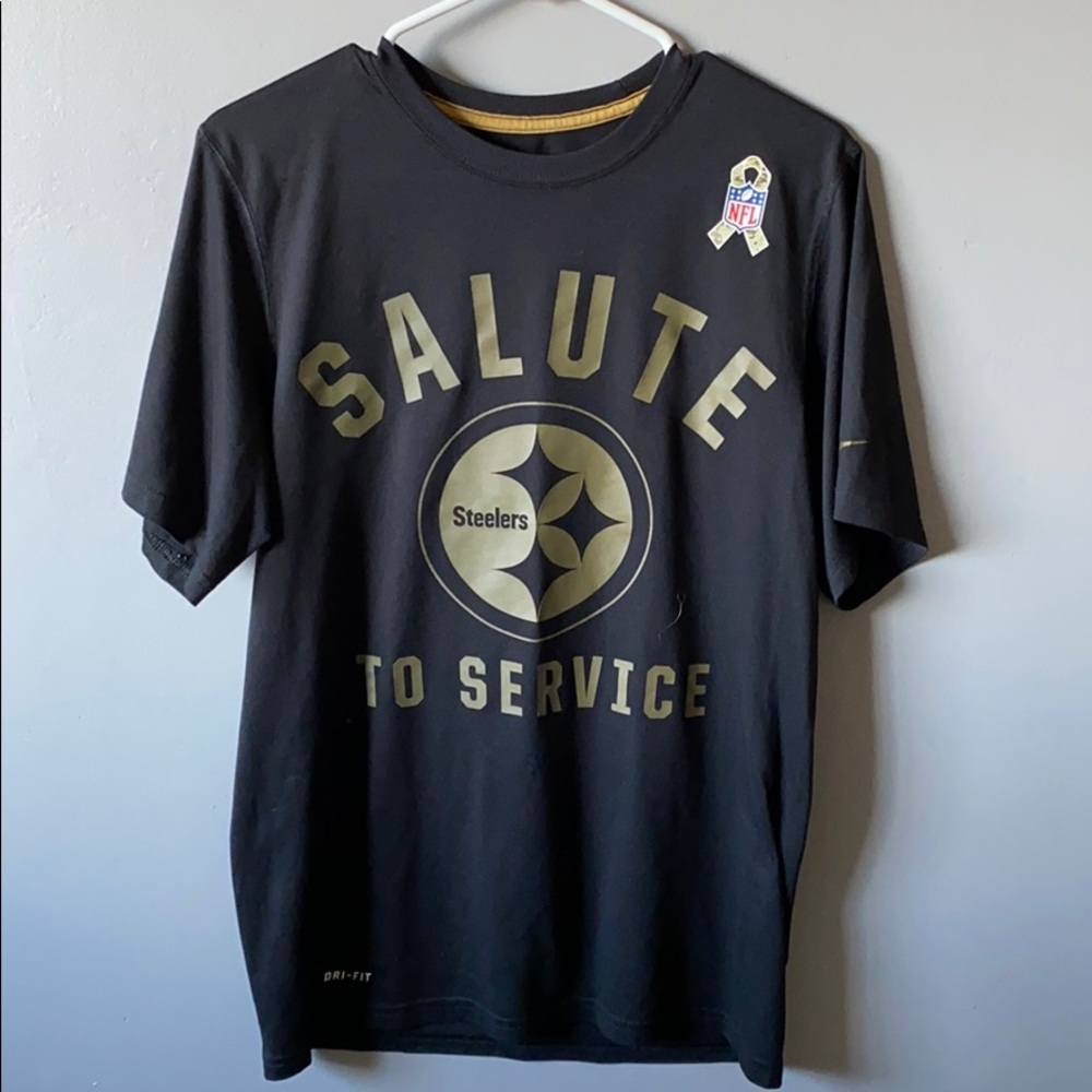 Steelers Nike DRI-FIT salute to service t-shirt